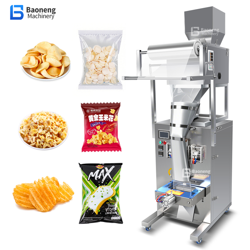 Fully Automatic Potato Chips Snack Packaging Machine with Weighing Filler for Granule Food Nut Rice Bean Packing Fully Automatic Potato Chips Snack Packaging Machine with Weighing Filler for Granule Food Nut Rice Bean Packing