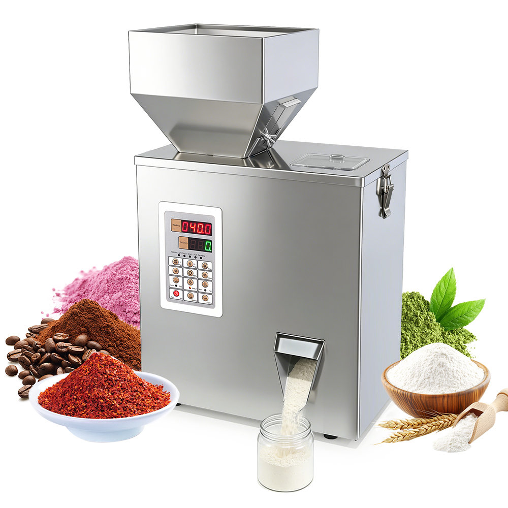 TREESNAIL 2-200g (0.0044-0.44lbs) Powder Filling Machine, Automatic Intelligent Particle Weighing & Dispensing Filler for Tea, Coffee, Flour, Spices, Granules, 8-16 Packs/Min, 110V TREESNAIL 2-200g (0.0044-0.44lbs) Powder Filling Machine, Automatic Intelligent Particle Weighing & Dispensing Filler for Tea, Coffee, Flour, Spices, Granules, 8-16 Packs/Min, 110V