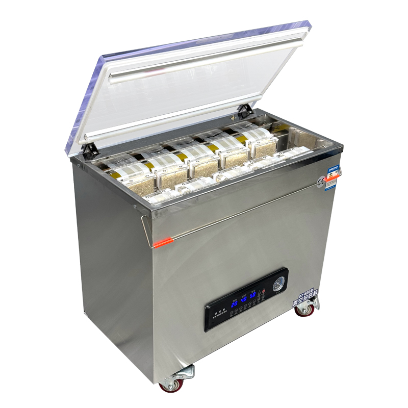 Rice Brick Vacuum Sealer Machine – Commercial Food Packer with Large Chamber, Industrial Pump, Double Seal for Rice, Meat, Dry Food Rice Brick Vacuum Sealer Machine – Commercial Food Packer with Large Chamber, Industrial Pump, Double Seal for Rice, Meat, Dry Food