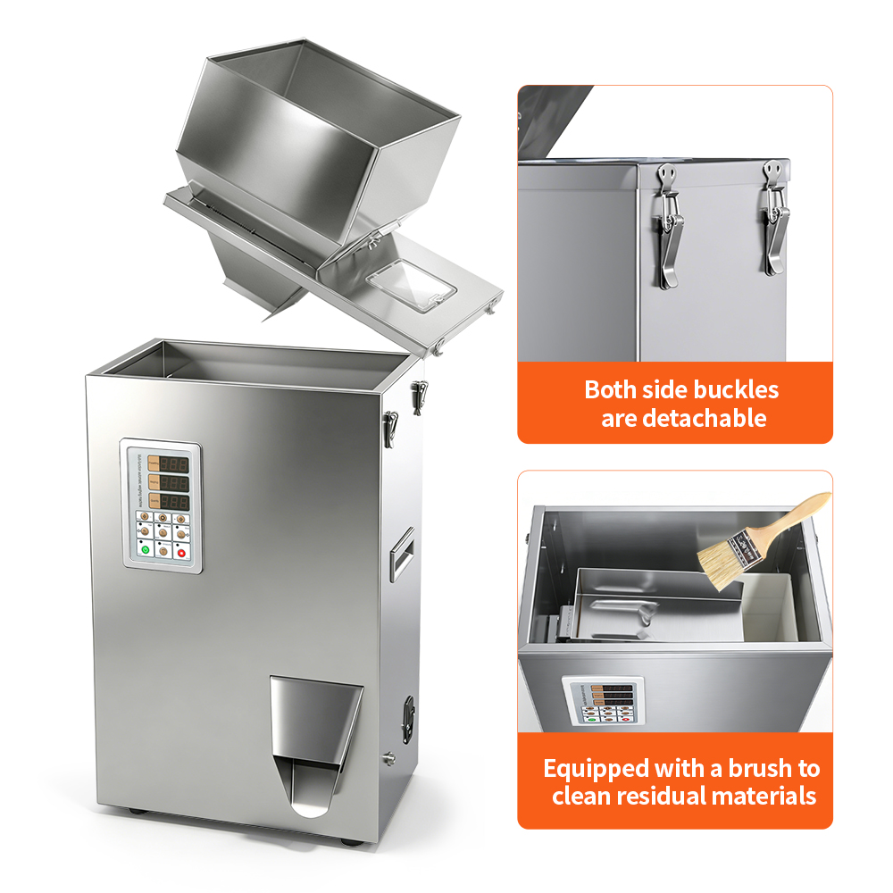 5-500g Precision Digital Weighing Dispenser | Multi-Range Quantitative Filler for Food, Feed & Small Parts | 110V Ready for US Market | Compact Commercial Packaging Solution 5-500g Precision Digital Weighing Dispenser | Multi-Range Quantitative Filler for Food, Feed & Small Parts | 110V Ready for US Market | Compact Commercial Packaging Solution