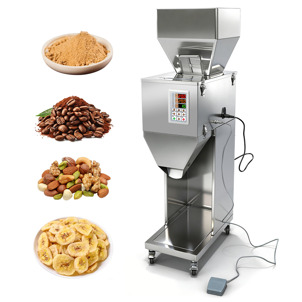 Automatic Weigher for Grain, Nut Snacks, Tea, Sunflower Seeds, Banana Chips, Pet Food – 10-999g Weighing Range, High Accuracy ±0.2g Automatic Weigher for Grain, Nut Snacks, Tea, Sunflower Seeds, Banana Chips, Pet Food – 10-999g Weighing Range, High Accuracy ±0.2g