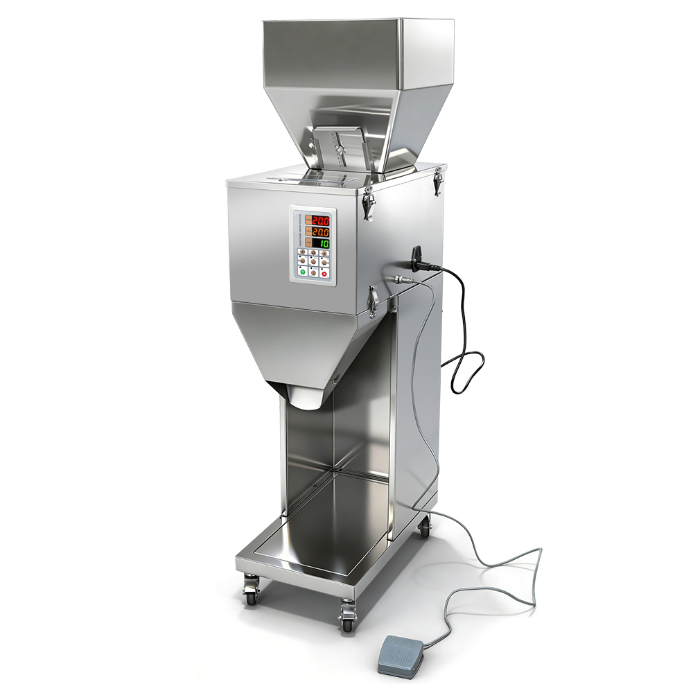 Automatic Weigher for Grain, Nut Snacks, Tea, Sunflower Seeds, Banana Chips, Pet Food – 10-999g Weighing Range, High Accuracy ±0.2g
