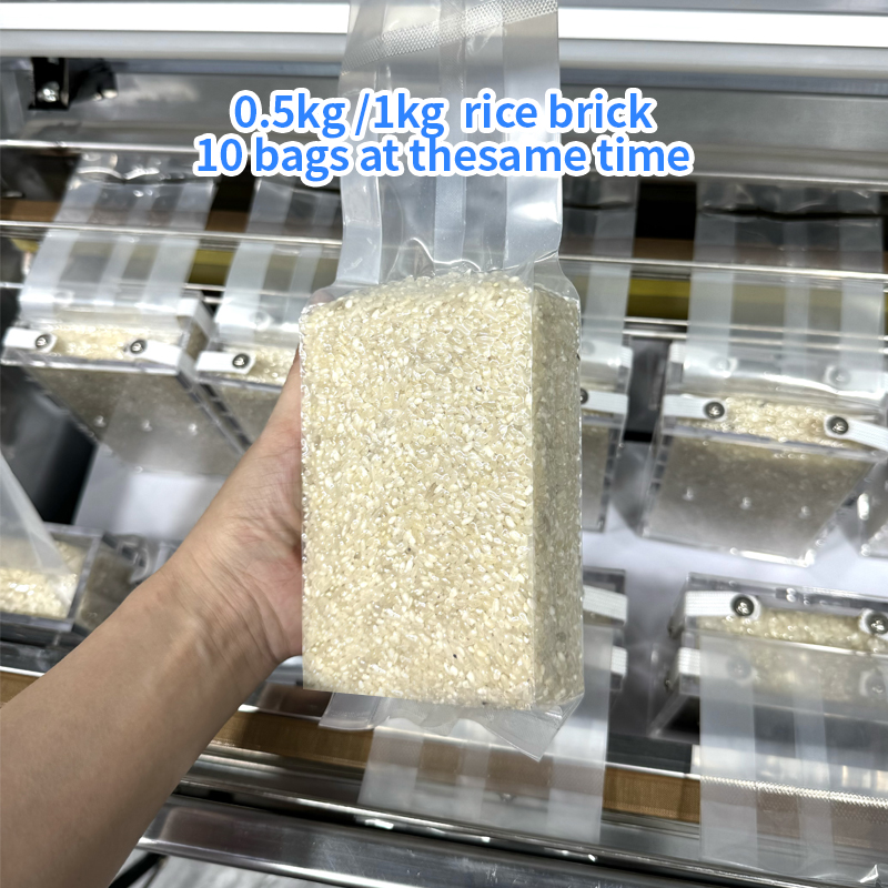 Rice Brick Vacuum Sealer Machine – Commercial Food Packer with Large Chamber, Industrial Pump, Double Seal for Rice, Meat, Dry Food Rice Brick Vacuum Sealer Machine – Commercial Food Packer with Large Chamber, Industrial Pump, Double Seal for Rice, Meat, Dry Food
