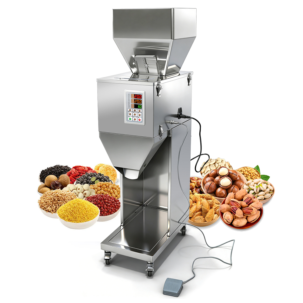 Automatic Weigher for Grain, Nut Snacks, Tea, Sunflower Seeds, Banana Chips, Pet Food – 10-999g Weighing Range, High Accuracy ±0.2g Automatic Weigher for Grain, Nut Snacks, Tea, Sunflower Seeds, Banana Chips, Pet Food – 10-999g Weighing Range, High Accuracy ±0.2g