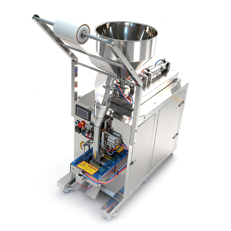PLC Automated Paste Filling Sealer | Compact Vertical Dosing System for Viscous Liquids | 110V US Commercial Packaging Machinery
