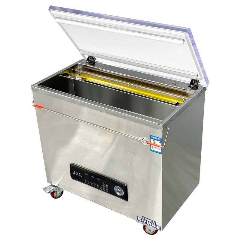 Rice Brick Vacuum Sealer Machine – Commercial Food Packer with Large Chamber, Industrial Pump, Double Seal for Rice, Meat, Dry Food
